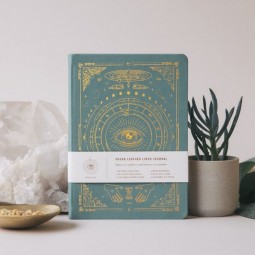 Carnet ou journal - vert d’eau