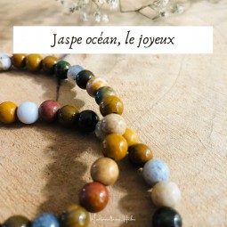 Bracelet jaspe océan, le...