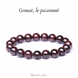 Bracelet Grenat, le passionné