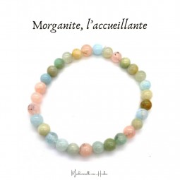 Bracelet Morganite,...