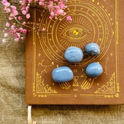 Angélite, pierre roulée