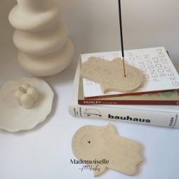 Porte-encens Main sable