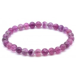 Bracelet fluorite mauve, la...