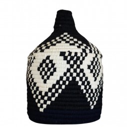 Panier Berbère – Noir & Blanc