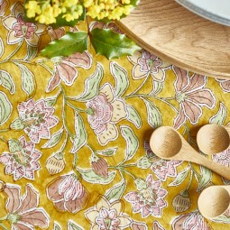 Nappe Bohème Safran 170x300 cm