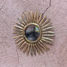 Miroir Soleil en Laiton –...
