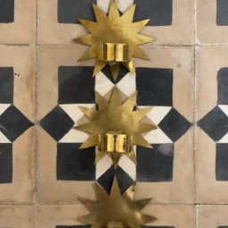 Porte-Bougie Mural Étoile...