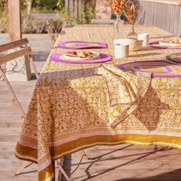 Nappe Iris Olive  - 170 x...