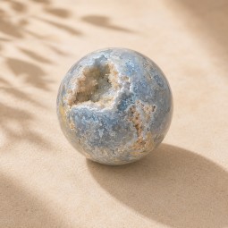 Sphère d'Agate Bleue...