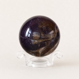 Calcite pourpre sphère